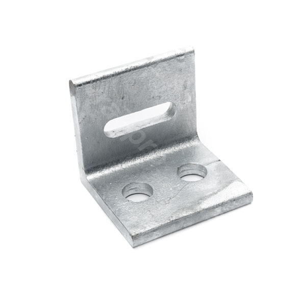 Angle piece with 1 slotted hole
