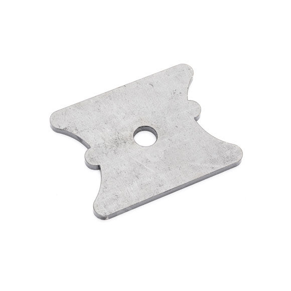 Retaining plate with 2 cams