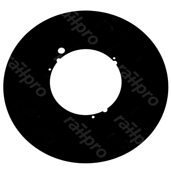Background plate, for lamp h., XC