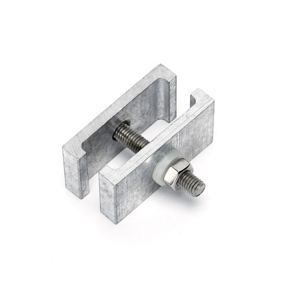 Duct holder, for 2 cables