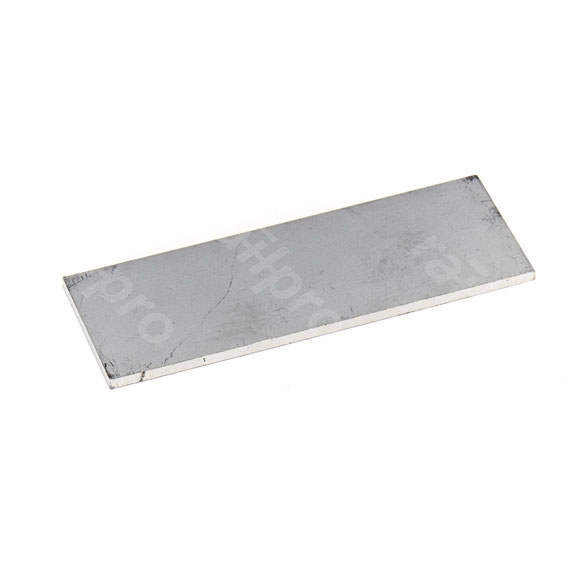 Cable feedthrough strip, 114x40x3mm, blind