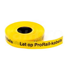 Tape, 'Caution ProRail cables', 40mmx250m