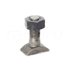 Clamp bolt, with commercial nut, M22x70mm