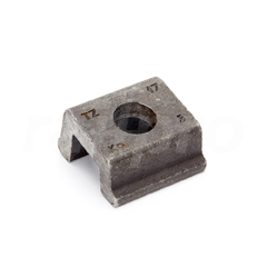 Clamp plate, for lock hole with weld lug