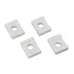 Clamp plate set, HMPE, for ES-weld