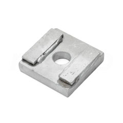 Clamp plate, 80x80x15/20x64x6mm