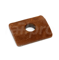 Follower plate, for hex., st.44, 100x80x16mm