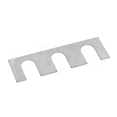 Filler plate, for insul. strip, steel, 2mm
