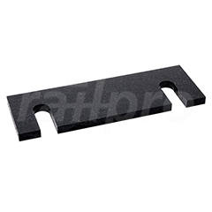 Bearing plate polyethylene, 330x110x15mm, M24