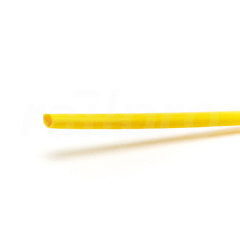 Heat shrink tubing, thin wall 6.4/3.2mm, yl