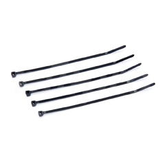 Cable tie, 186mm, bk, uv