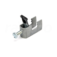 Clamp, 12U+GW12 for mounting on flat profiles