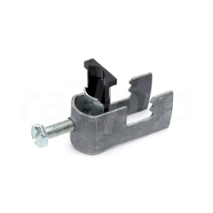 Clamp, 16U+GW16 for mounting on flat profiles