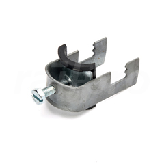 Clamp, 28U+GW28 for mounting on flat profiles