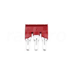 Connection bridge, UT6, red, 3-pole (Phoenix)