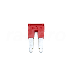 Connection bridge, UT10, red, 2-pole (Phoenix)