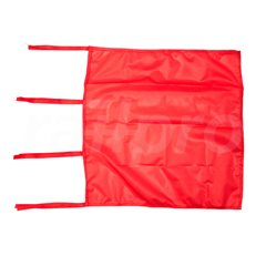 Flag, red, 600x600mm