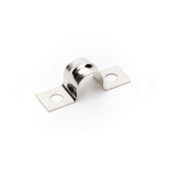 Cable clip, nickel, 10mm
