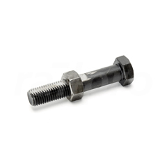 Hex bolt, with nut, M24x130mm, flattened