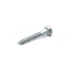 Wood screw bolt, thv 4.6, 10x60mm, DIN571