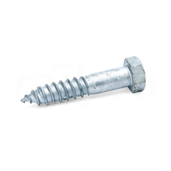 Wood screw bolt, thv 4.6, 20x100mm, DIN571