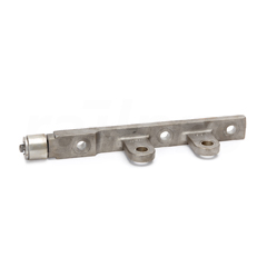 Threaded stud, rolling/toggle, for rolled rail Left