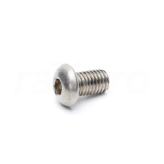 Screw, round head, stainless steel A4, M10x16
