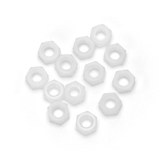 Hex nut,nylon,M6,DIN934