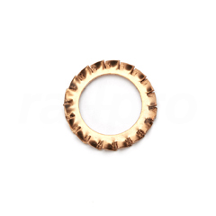 Toothed spring washer, bronze, M16, DIN6797A