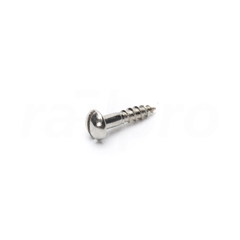 Wood screw, round head, stainless steel A2, 3x12mm, DIN96
