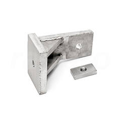 Connection piece for goat, at end ramp piece
