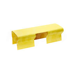 Current rail cap, for insulator, for steel goat