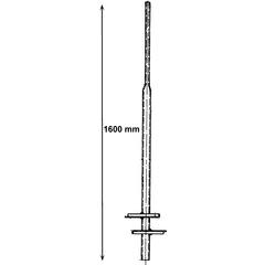 Pole, for signal board, 48x1600mm
