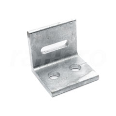 Angle piece with 1 slotted hole