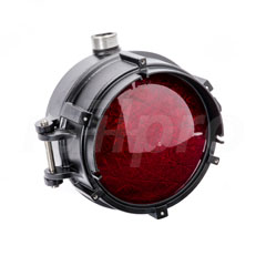 Lamp housing, XC, with LED, red, stabilized