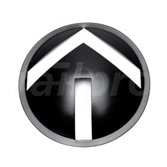 Arrow mask, for lamp housing, 210mm