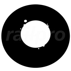 Background plate, for lamp h., XC