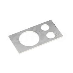 Cable feedthrough strip, 1xPG36+2xPG13.5