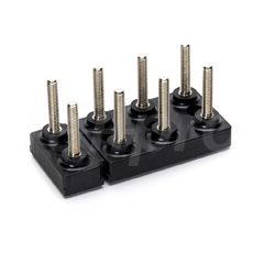 Terminal block, American, 4x2